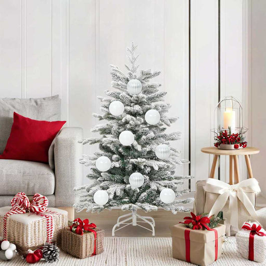 Christmas Bauble Set 15 pcs White