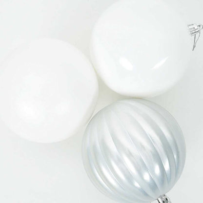 Christmas Bauble Set 4 pcs White