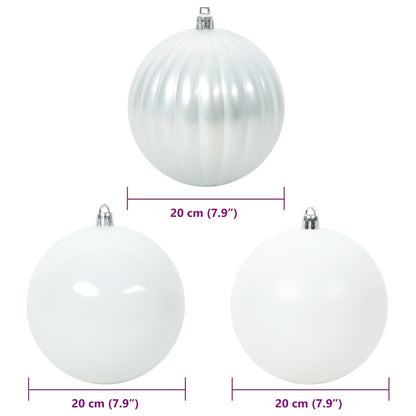 Christmas Bauble Set 4 pcs White