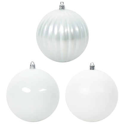 Christmas Bauble Set 3 pcs White