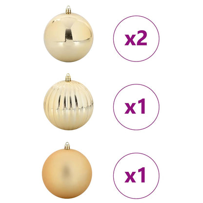 Christmas Bauble Set 4 pcs Gold