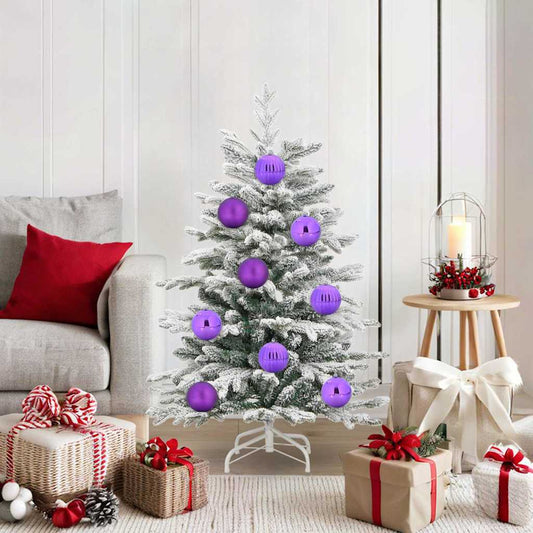 Christmas Bauble Set 15 pcs Lilac