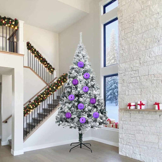 Christmas Bauble Set 4 pcs Lilac