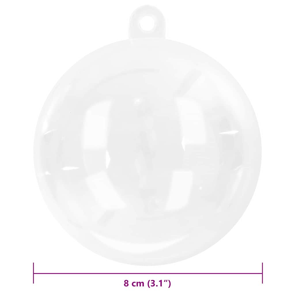 Christmas Bauble Set 100 pcs Ø 8 cm
