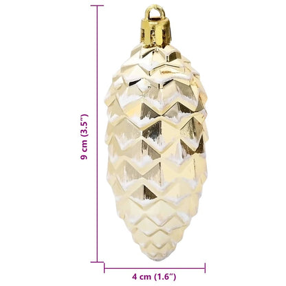 Christmas Tree Decoration 40 pcs Gold