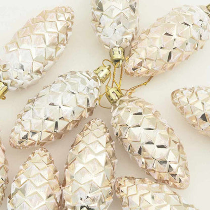 Christmas Tree Decoration 40 pcs Champagne