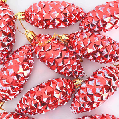Christmas Tree Decoration 40 pcs Red
