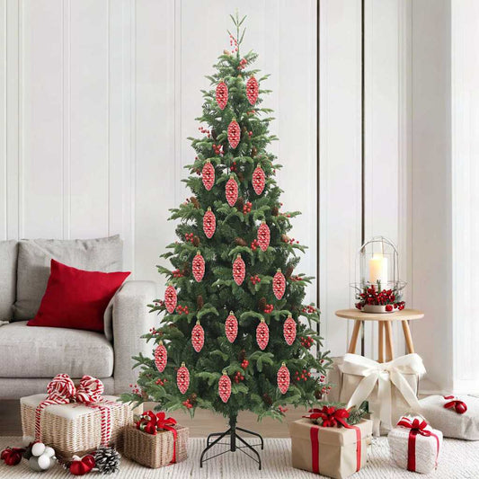 Christmas Tree Decoration 40 pcs Red