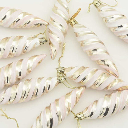 Christmas Tree Decoration 40 pcs Champagne