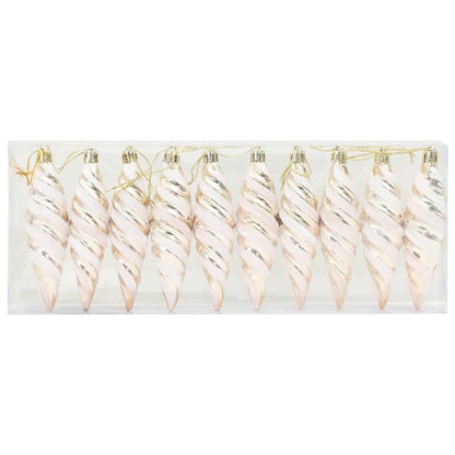 Christmas Tree Decoration 40 pcs Champagne