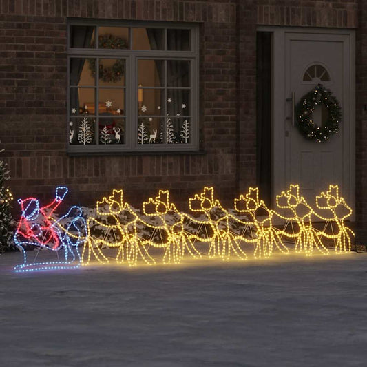 LED Christmas Decoration Multicolour 69 x 79 cm PVC