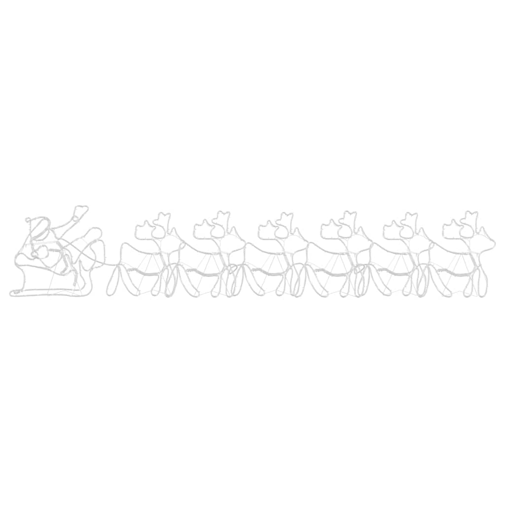 LED Christmas Decoration Multicolour 69 x 79 cm PVC