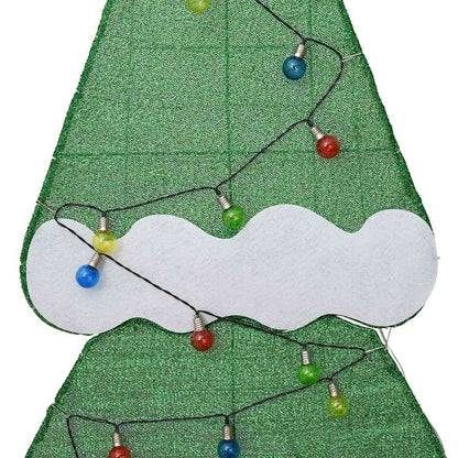 Lighted Christmas Tree with 3 Gift Boxes 2D Warm White 210 cm