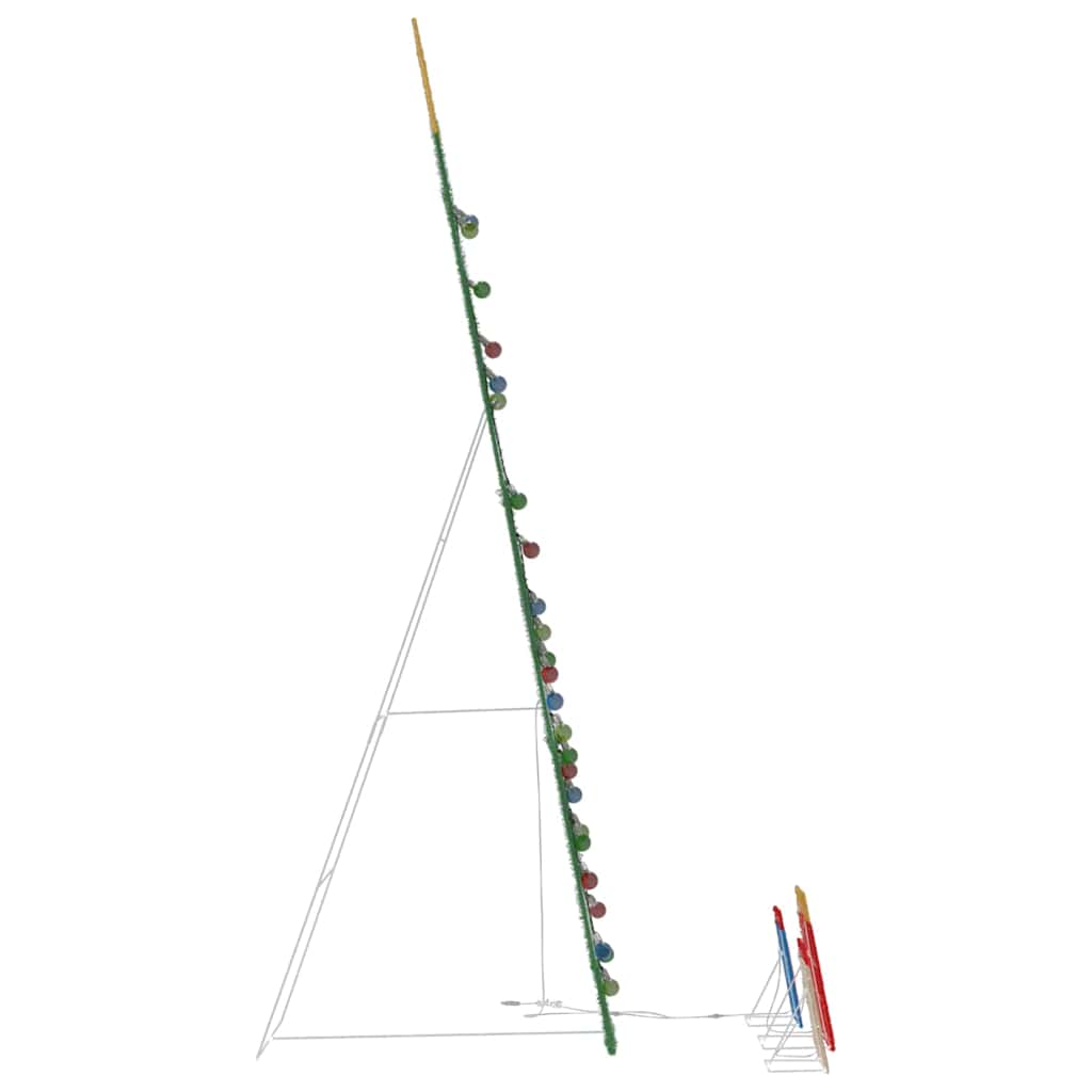 Lighted Christmas Tree with 3 Gift Boxes 2D Warm White 210 cm