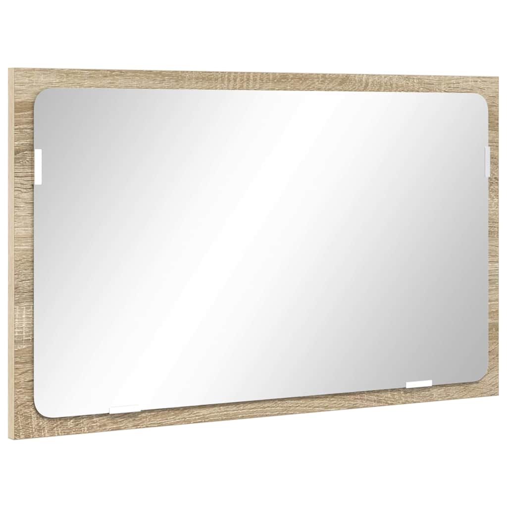 Bathroom Furniture Set with Drawer Sonoma Oak Engineered Wood