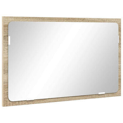 Bathroom Furniture Set with Drawer Sonoma Oak Engineered Wood