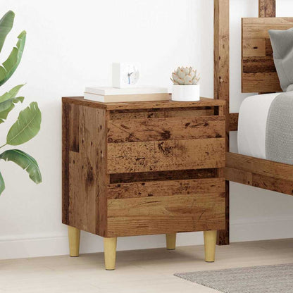 Bed Cabinets 2 pcs Old Wood 40 x 35 x 50 cm Engineered Wood