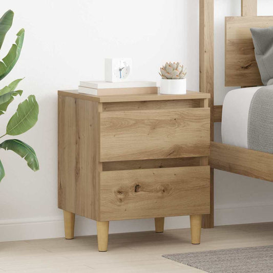 Bed Cabinet Artisan Oak 40 x 35 x 50 cm Engineered Wood