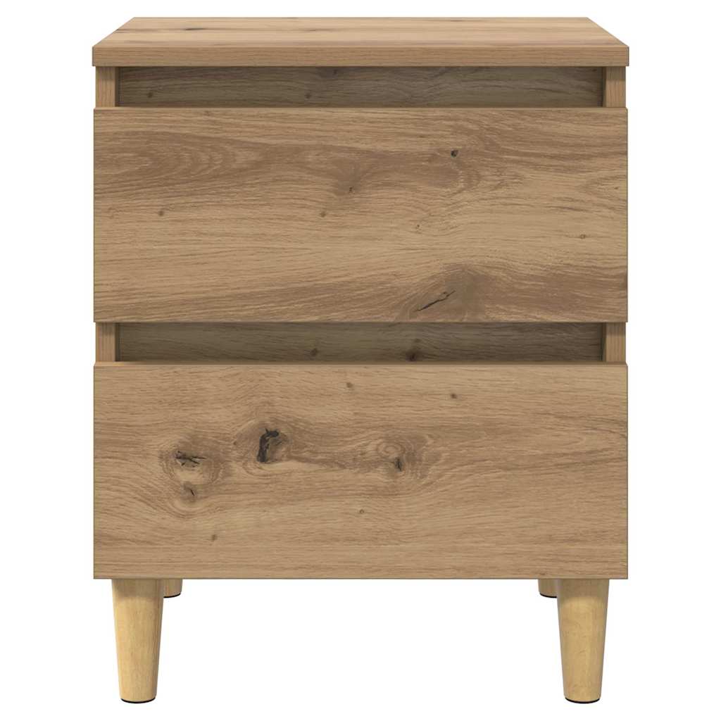 Bed Cabinet Artisan Oak 40 x 35 x 50 cm Engineered Wood