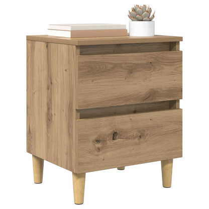 Bed Cabinet Artisan Oak 40 x 35 x 50 cm Engineered Wood