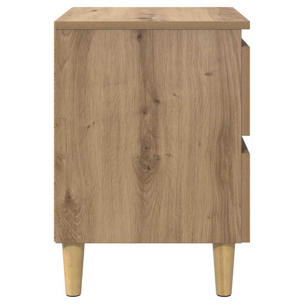 Bed Cabinet Artisan Oak 40 x 35 x 50 cm Engineered Wood