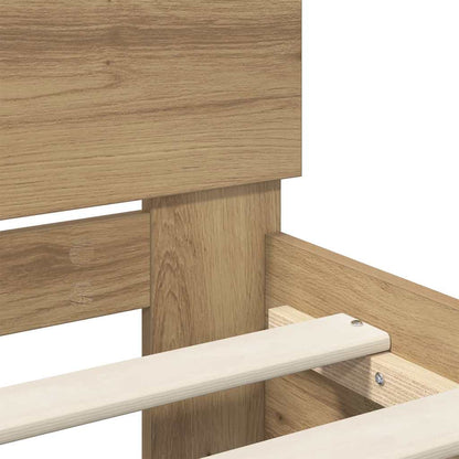 Bed Frame Artisan Oak 90 x 200 cm Engineered Wood