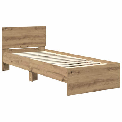 Bed Frame Artisan Oak 75 x 190 cm Engineered Wood