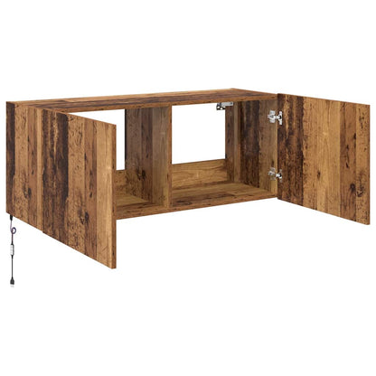 TV Wall Cabinet Old Wood 100 x 35 x 41 cm Engineered Wood