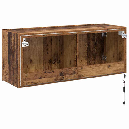 TV Wall Cabinet Old Wood 100 x 35 x 41 cm Engineered Wood