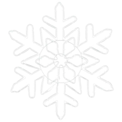 Christmas Snowflake with 156 LEDs Blue 55.5 x 55.5 x 0.75cm PVC