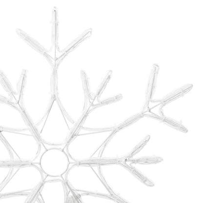 Christmas Snowflake Warm White 56 x 49 x 0.7 cm PVC