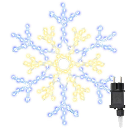 Christmas Snowflake Warm White 56 x 49 x 0.7 cm PVC