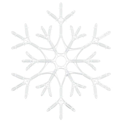 Christmas Snowflake Warm White 56 x 49 x 0.7 cm PVC