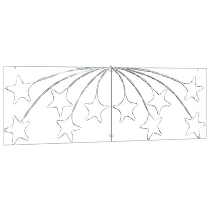 Christmas Star with 432 LEDs Multicolour 180 x 57 cm PVC