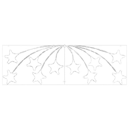 Christmas Star with 432 LEDs Multicolour 180 x 57 cm PVC