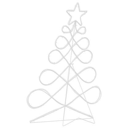 Christmas Tree Shape Light Multicolour 80 x 56 cm PVC