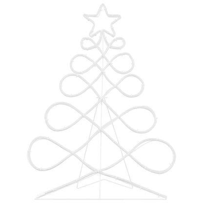 Christmas Tree Shape Light Multicolour 80 x 56 cm PVC