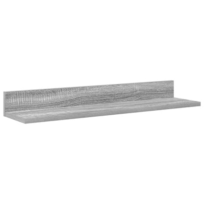4 Piece TV Cabinet Set Wall-mounted Grey sonoma Engineered wood