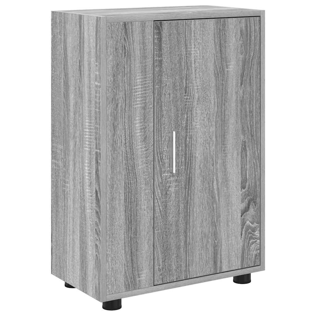 4 Piece TV Cabinet Set Wall-mounted Grey sonoma Engineered wood