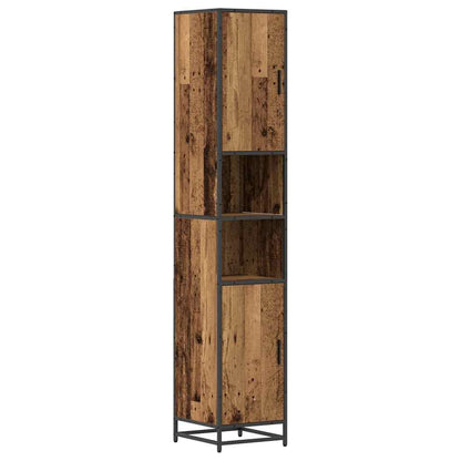 Bathroom Cabinet Old wood 35 x 37.5 x 188.5 cm Engineered wood