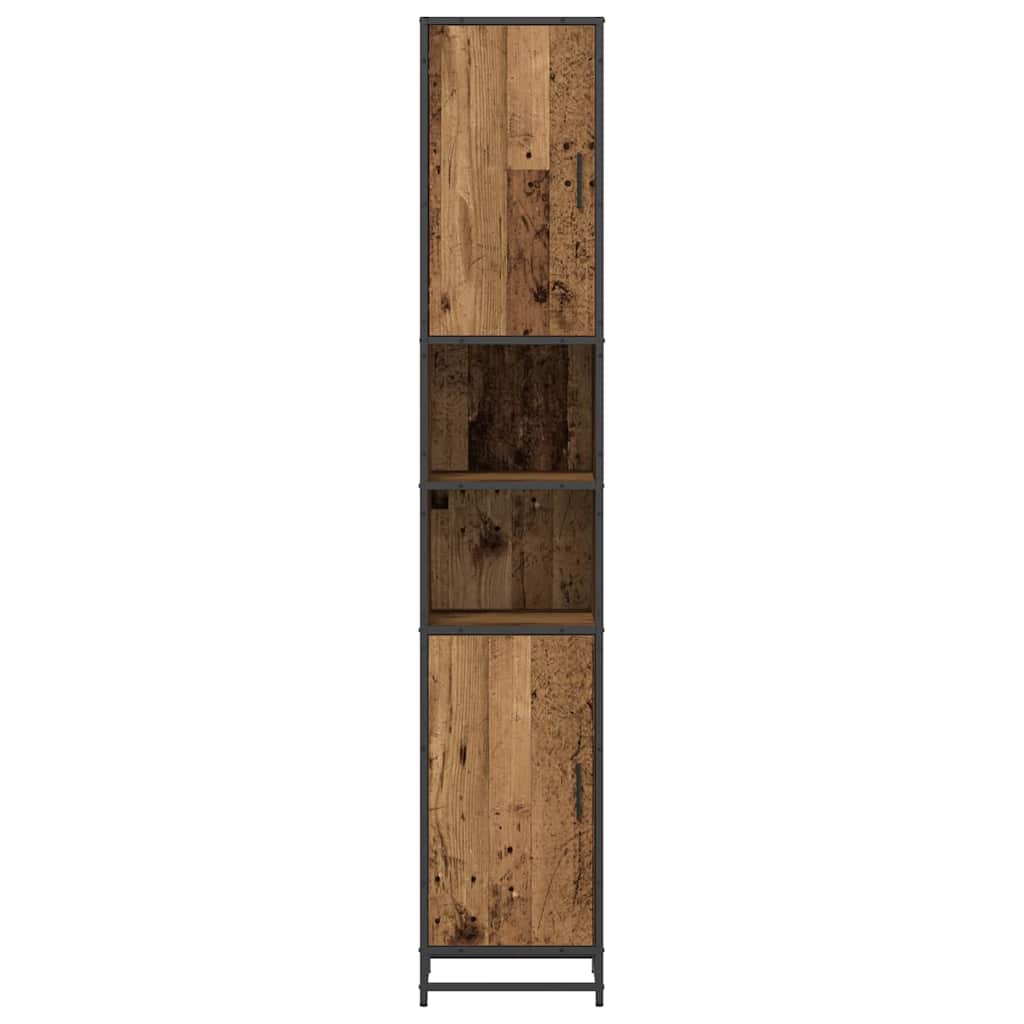 Bathroom Cabinet Old wood 35 x 37.5 x 188.5 cm Engineered wood