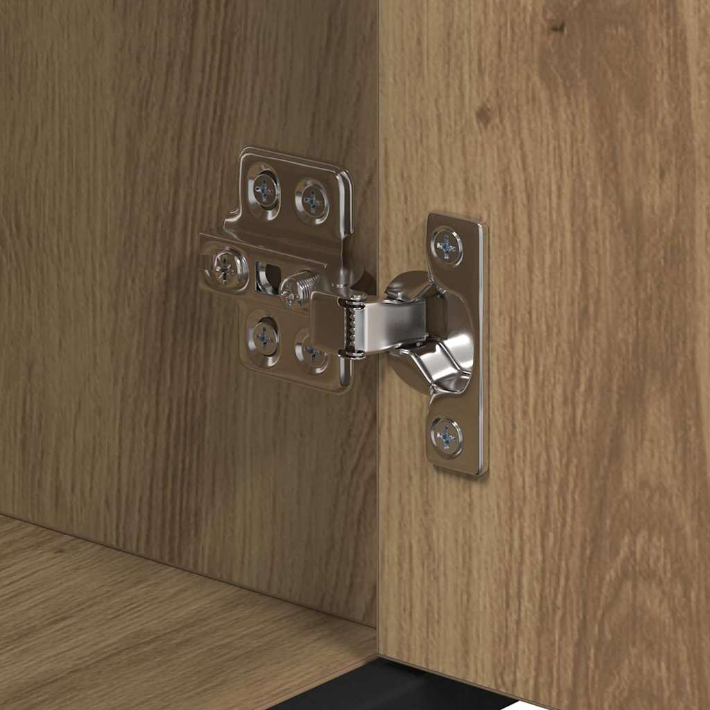 Bathroom Cabinet with Shelf Artisan oak 35 x 37.5 x 188.5 cm