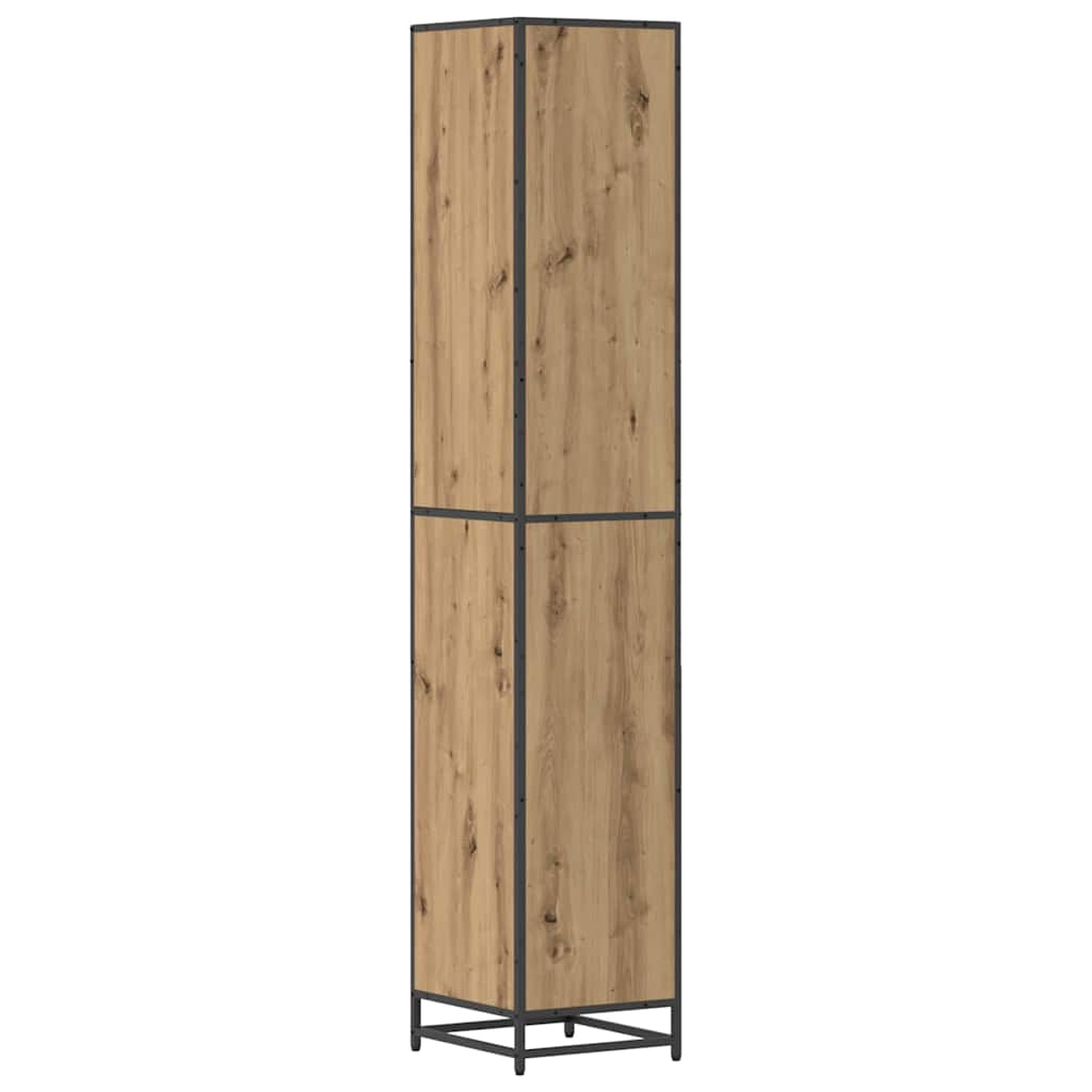 Bathroom Cabinet with Shelf Artisan oak 35 x 37.5 x 188.5 cm