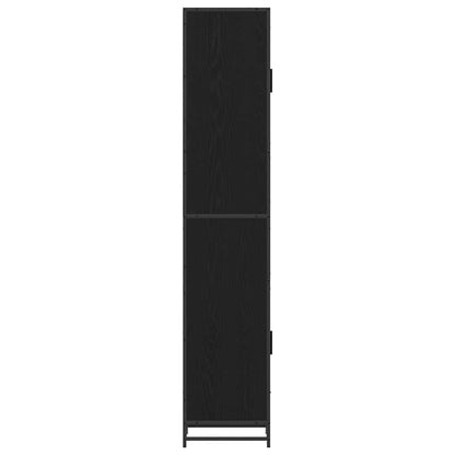 Bathroom Cabinet Black oak 35 x 37.5 x 188.5 cm Engineered wood