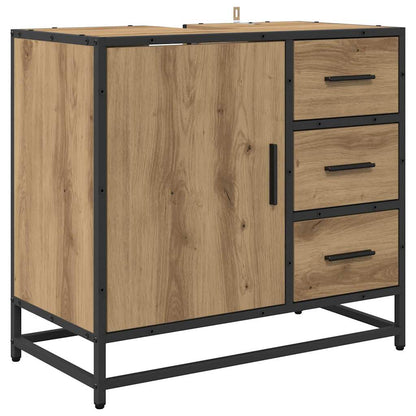 Bathroom Furniture Set 3 pcs Artisan oak 35 x 37.5 x 100 cm