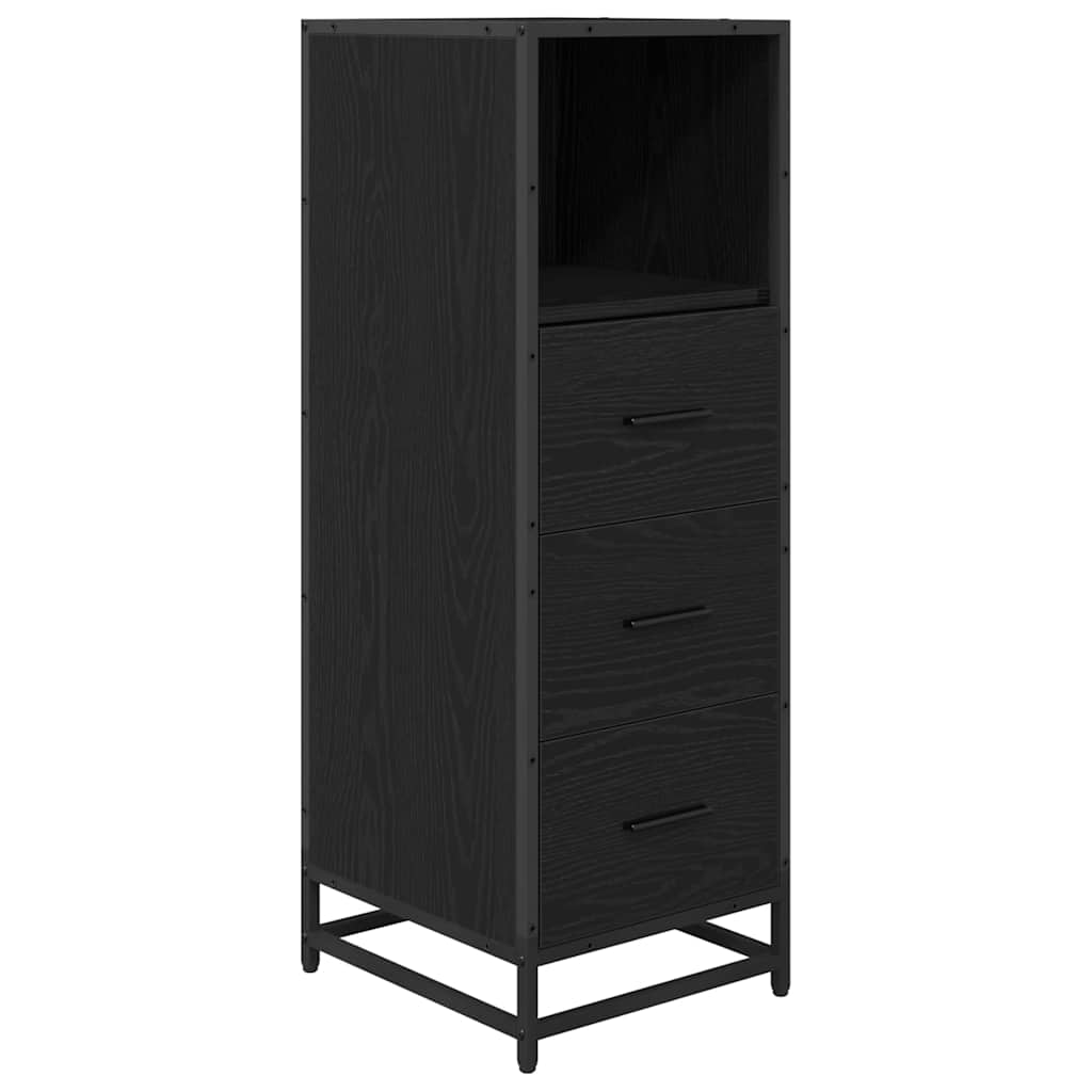 Bathroom Furniture Set 3 pcs Black oak 35 x 37.5 x 100 cm