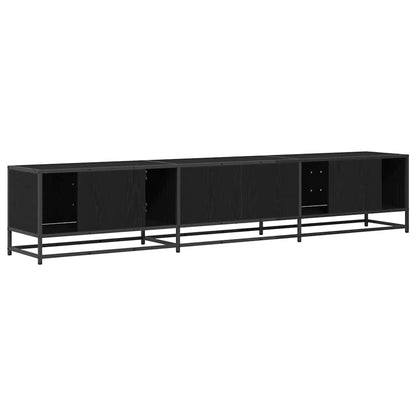 TV Cabinet Black oak 210 x 35 x 41 cm Engineered wood