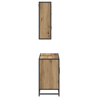 Bathroom Furniture Set 2 pcs Artisan Oak Engineered Wood
