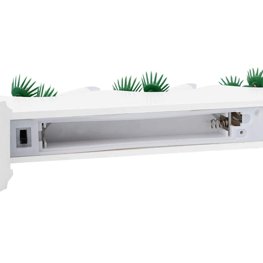 Christmas Candle Bridge 3 pcs White 39.5 x 5 x 29 cm