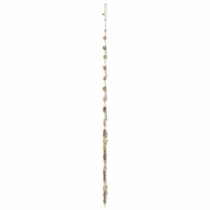 Christmas Tree with 80 LEDs Natural 150 cm Solid Ash wood